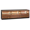 Mueble TV Contemporaneo 3 Cajones Acacia Serie Arteluz