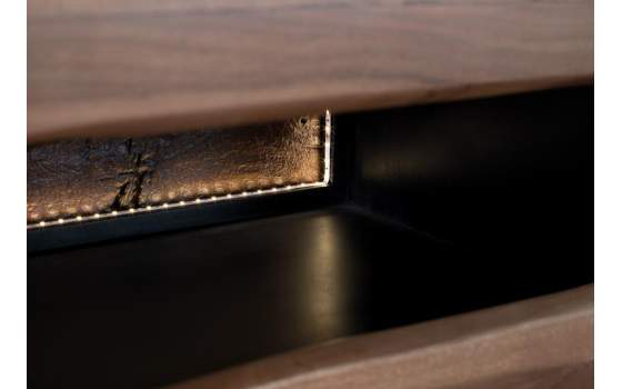 Mueble TV Contemporaneo 3 Cajones Acacia Serie Arteluz