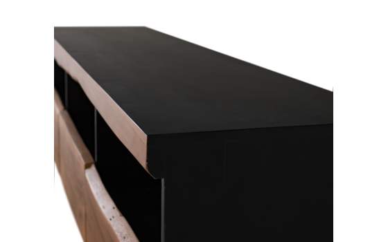 Mueble TV Contemporaneo 3 Cajones Acacia Serie Arteluz