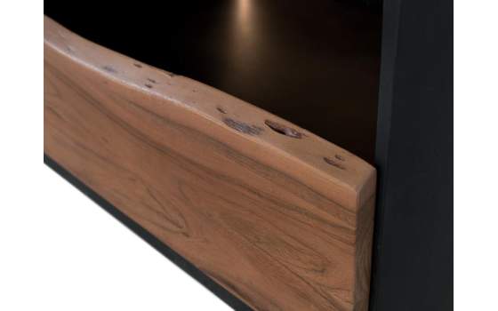 Mueble TV Contemporaneo 3 Cajones Acacia Serie Arteluz