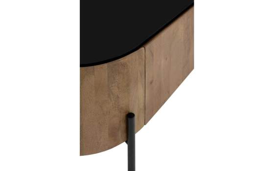 Mueble TV Contemporaneo 4 Puertas Redondeado Autrey