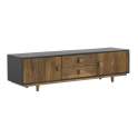 Mueble TV Diseño 2 Puertas 2 Cajones Decorados Serie Adialt