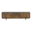 Mueble TV Diseño 2 Puertas 2 Cajones Decorados Serie Adialt