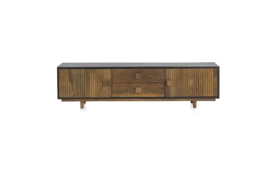 Mueble TV Diseño 2 Puertas 2 Cajones Decorados Serie Adialt