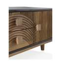 Mueble TV Diseño 2 Puertas 2 Cajones Decorados Serie Adialt