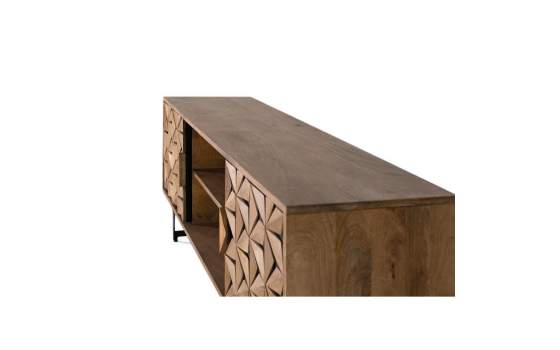 Mueble TV Diseño 2 Puertas Decoradas Estrellas Destrans