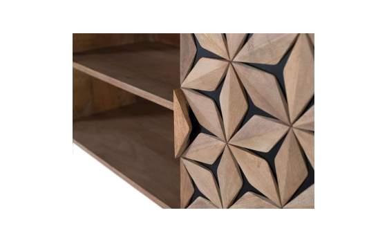 Mueble TV Diseño 2 Puertas Decoradas Estrellas Destrans