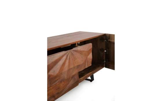 Mueble TV Diseño Actual 2 Puertas 2 Cajones Serie Albelo