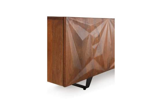 Mueble TV Diseño Actual 2 Puertas 2 Cajones Serie Albelo