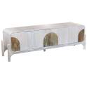 Mueble TV Diseño Actual Blanco 4 Puertas - Serie Alterici