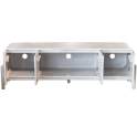 Mueble TV Diseño Actual Blanco 4 Puertas - Serie Alterici