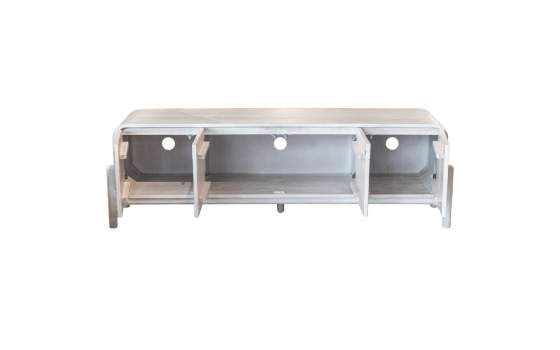 Mueble TV Diseño Actual Blanco 4 Puertas - Serie Alterici