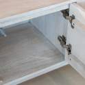 Mueble TV Diseño Actual Blanco 4 Puertas - Serie Alterici