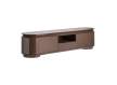 Mueble TV Diseño Modernista Lacado Marrón Serie Trubia