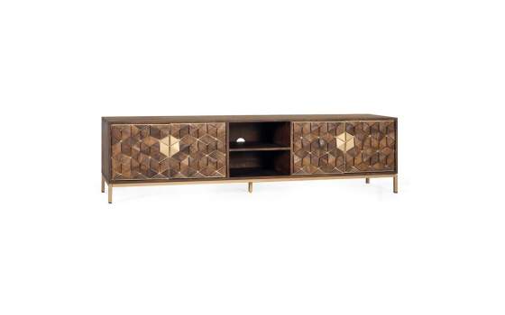 Mueble TV Diseño Moderno 4 Puertas Serie Ariast