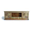 Mueble TV Etnico Ceramica Bronce Repujado Serie Aichen