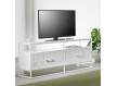 Mueble TV Etnico Oriental Blanco 2 Cajones Tallados Arkaya