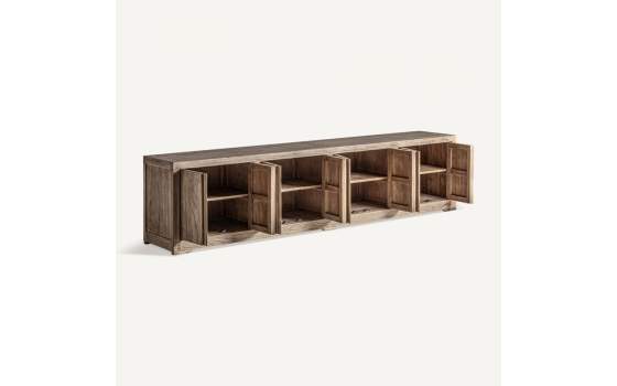 Mueble TV Grande Estilo Rustico Madera Olmo Cotswolds