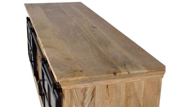 Mueble TV Industrial 1 Cajon 2 Puertas Correderas Atrato