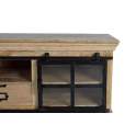 Mueble TV Industrial 1 Cajon 2 Puertas Correderas Atrato