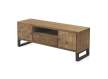 Mueble TV Industrial 1 Cajon 2 Puertas Madera Acero Natens