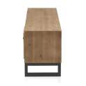 Mueble TV Industrial 1 Cajon 2 Puertas Madera Acero Natens