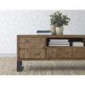 Mueble TV Industrial 1 Cajon 2 Puertas Madera Acero Natens