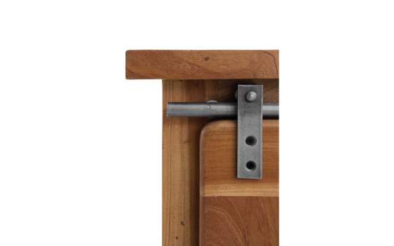 Mueble TV Industrial 1 Puerta Corredera 2 Cajones Aleyne