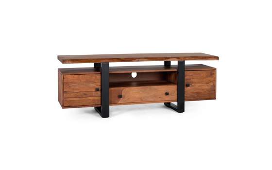 Mueble TV Industrial 2 Puertas 1 Cajon y Estante Ardison