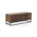 Mueble TV Industrial 3 Puertas Madera Metal Serie Adenasi