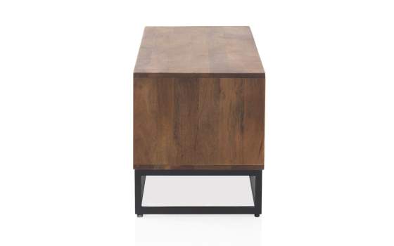 Mueble TV Industrial 3 Puertas Madera Metal Serie Adenasi