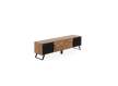 Mueble TV Industrial Actual 4 Puertas Madera Acacia Ayerta