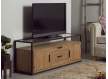 Mueble TV Industrial con 2 Cajones 2 Puertas Serie Brais