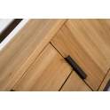 Mueble TV Industrial con 2 Cajones 2 Puertas Serie Brais