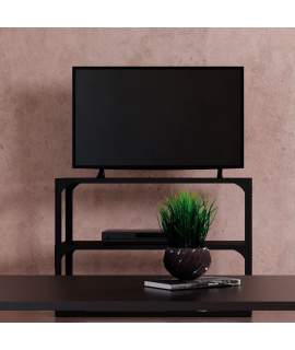 Mueble TV industrial con Estante en Chapa de Acero Dustriasl