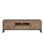 Mueble TV Industrial Madera Acacia Metal Serie Achert