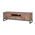 Mueble TV Industrial Madera Acacia Metal Serie Achert