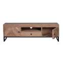 Mueble TV Industrial Madera Acacia Metal Serie Achert
