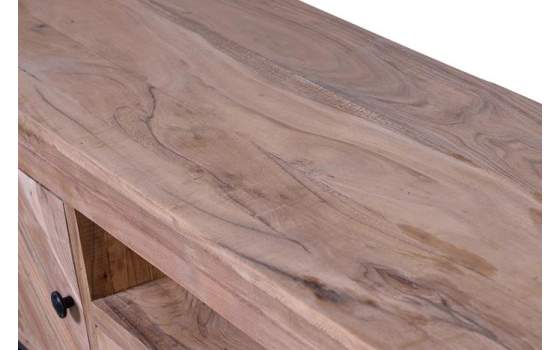 Mueble TV Industrial Madera Acacia Metal Serie Achert