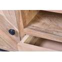 Mueble TV Industrial Madera Acacia Metal Serie Achert