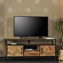 Mueble TV Industrial Madera Metal 2 Puertas 1 Cajon Delhi