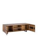 Mueble TV Industrial Madera y Forja 2 Puertas 2 Estantes Munich