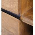 Mueble TV Industrial Madera y Forja 2 Puertas 2 Estantes Munich
