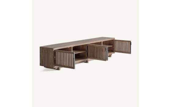 Mueble TV Japones en Mango 4 Puertas - Serie Gabia