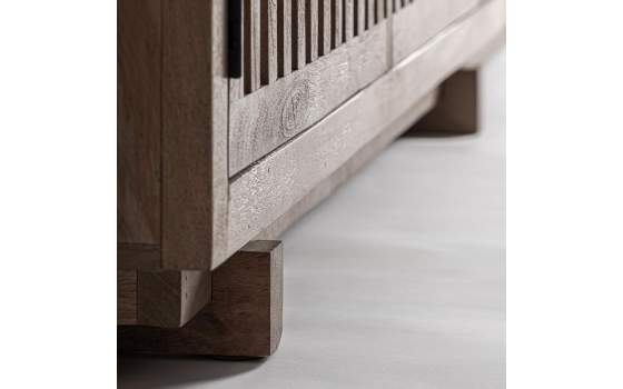 Mueble TV Japones en Mango 4 Puertas - Serie Gabia