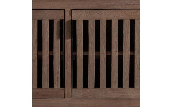 Mueble TV Japones en Mango 4 Puertas - Serie Gabia