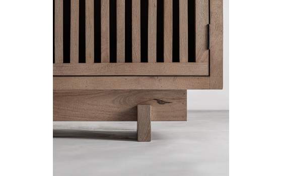 Mueble TV Japones en Mango 4 Puertas - Serie Gabia