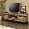 Mueble TV Largo Industrial Madera Acacia y Acero Delhi