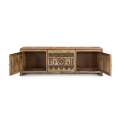 Mueble TV Madera de Mango Detalles Artesanales Serie Alpuin Mueble TV Madera de Mango Detalles Artesanales Serie Alpuin