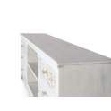 Mueble TV Madera Mango Blanco Decapado 6 Cajones Ayueto